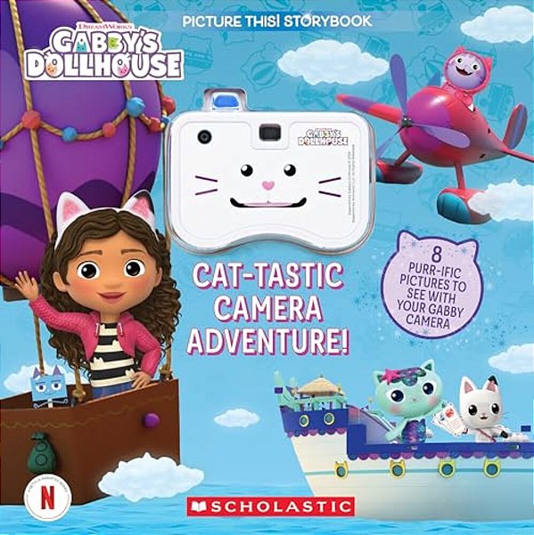 Cat-Tastic Camera Adventure! (Gabby's Dollhouse) A Picture This! Storybook-..