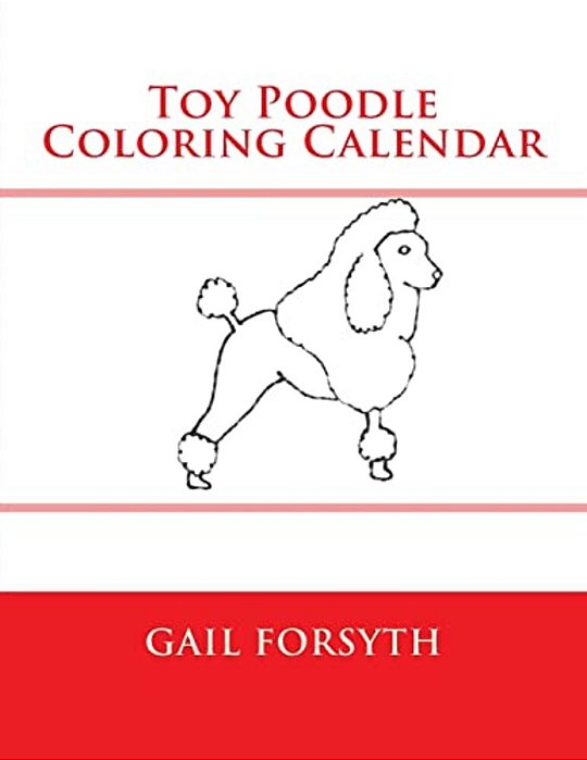 Toy Poodle Coloring Calendar-..