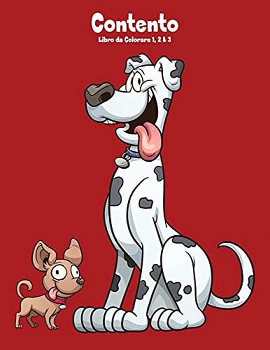 Contento Libro Da Colorare 1, 2 & 3-..