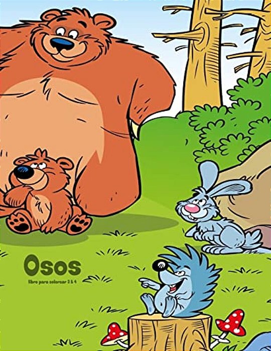 Osos Libro Para Colorear 3 & 4-..