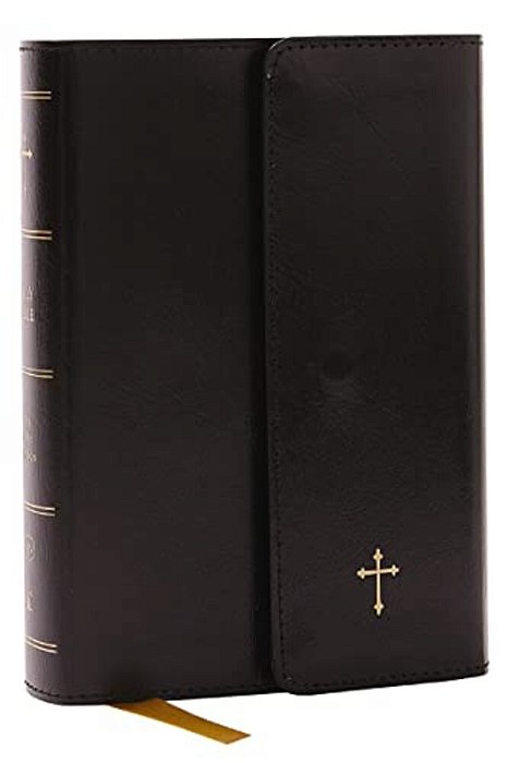 Kjv Holy Bible: Compact With 43,000 Cross References, Black Leatherflex With Flap, Red Letter, Comfort Print: King James Version-..