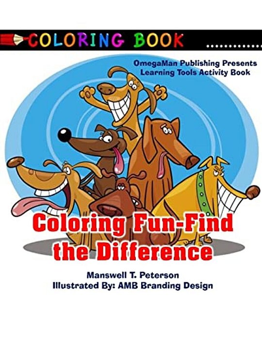 Find The Difference Coloring Book-..