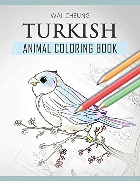 Turkish Animal Coloring Book-..