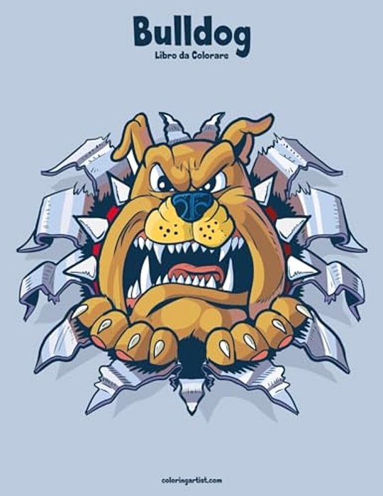 Bulldog Libro Da Colorare 1-..