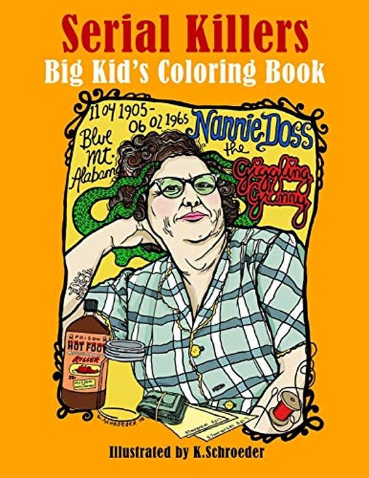 Serial Killers: Adult Coloring Book-..