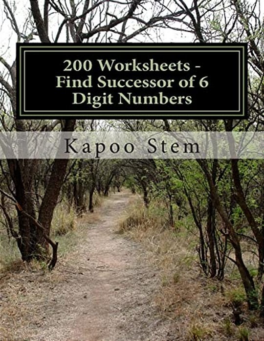 200 Worksheets - Find Successor Of 6 Digit Numbers: Math Practice Workbook-..