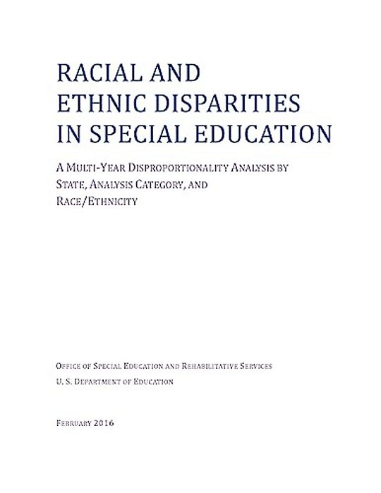 Racial And Ethnic Disparities In Special Education-..