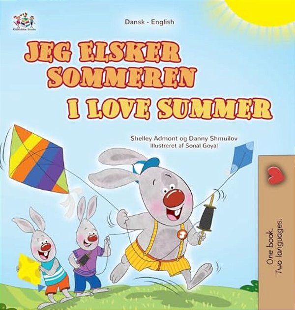 I Love Summer (Danish English Bilingual Children's Book)-..