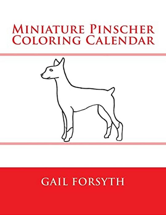 Miniature Pinscher Coloring Calendar-..