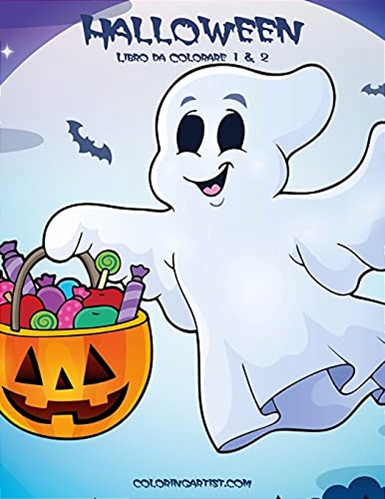 Halloween Libro Da Colorare 1 & 2-..