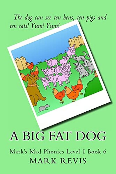 A Big Fat Dog: Mark's Mad Phonics Level 1 Book 6-..
