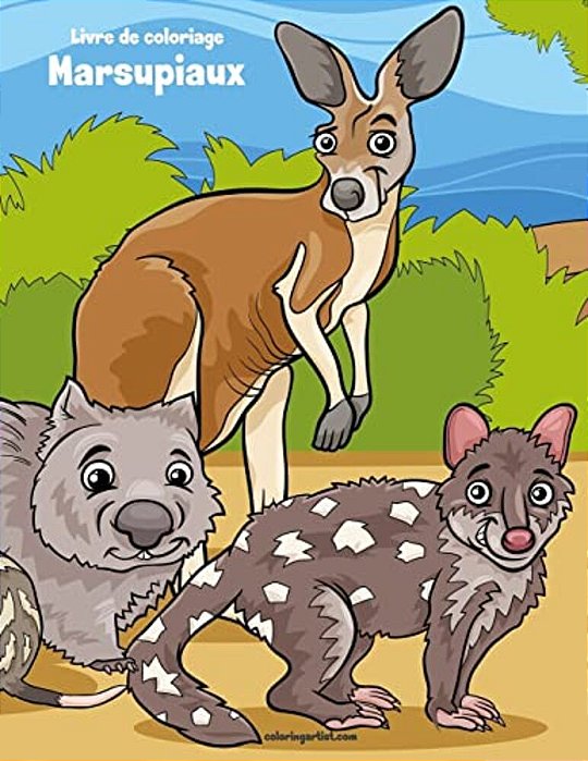 Livre De Coloriage Marsupiaux 1-..