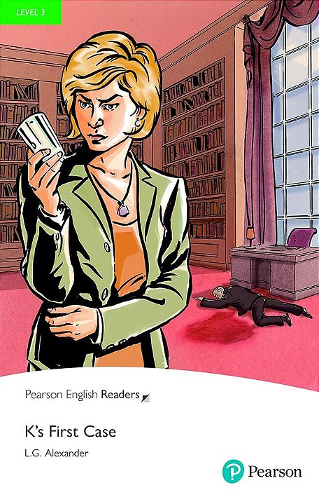 K's First Case - Pearson English Readers - Level 3 - Book With Audio Download..-