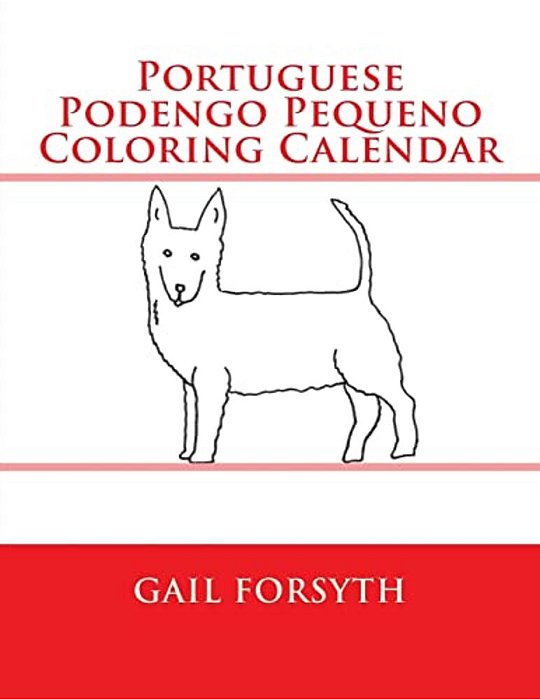 Portuguese Podengo Pequeno Coloring Calendar-..