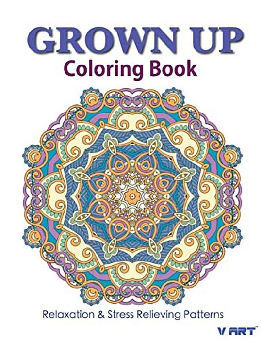 Grown Up Coloring Book 18: Coloring Books For Grownups: Stress Relieving Patterns-..