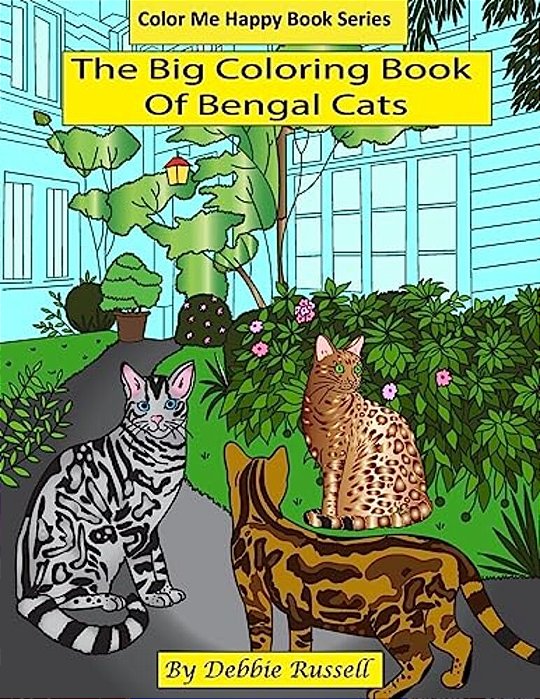 The Big Coloring Book Of Bengal Cats-..