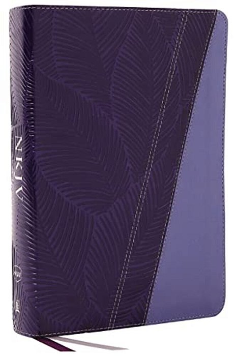 Nkjv Study Bible, Leathersoft, Purple, Full-Color, Comfort Print: The Complete Resource For Studying God's Word-..