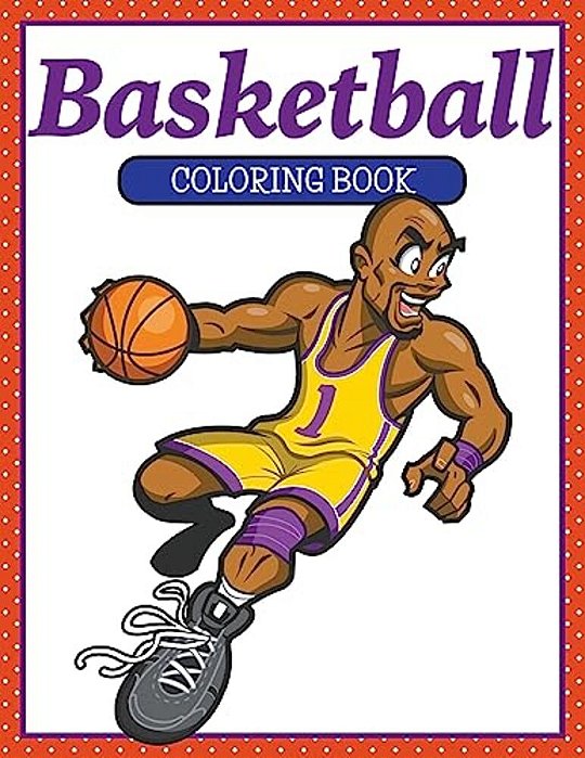 Basketball Coloring Book-..