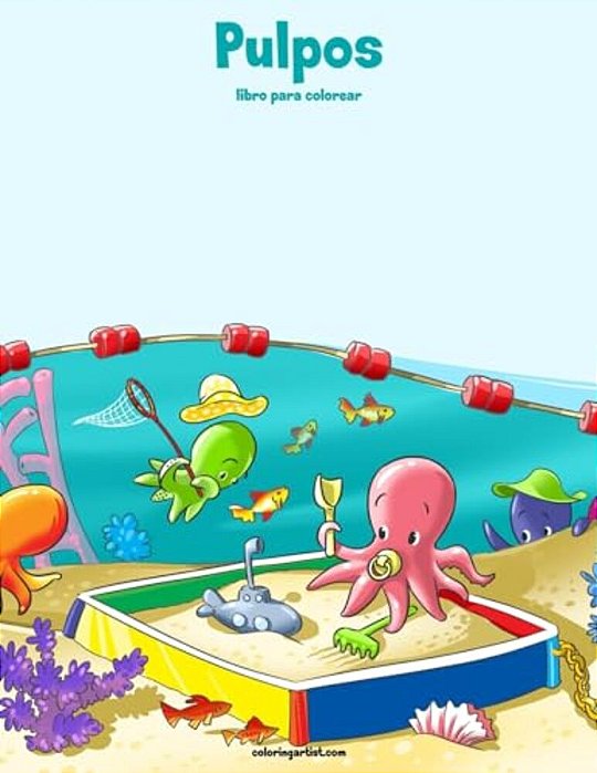Pulpos Libro Para Colorear 1-..