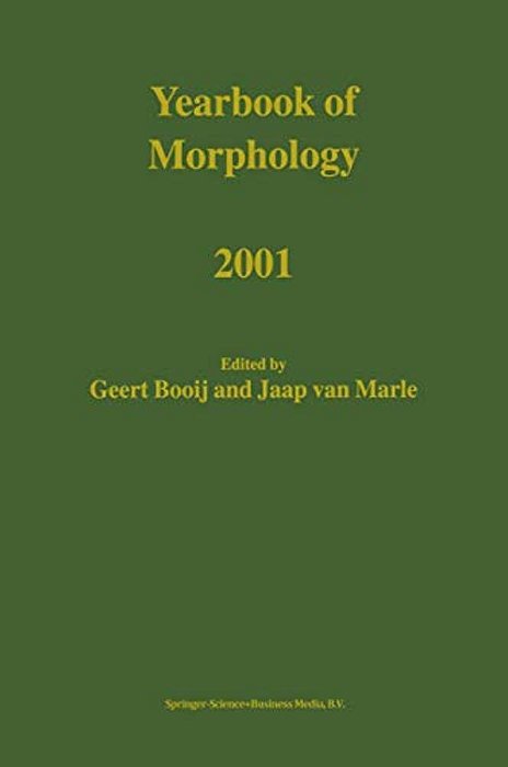 Yearbook Of Morphology 2001-..