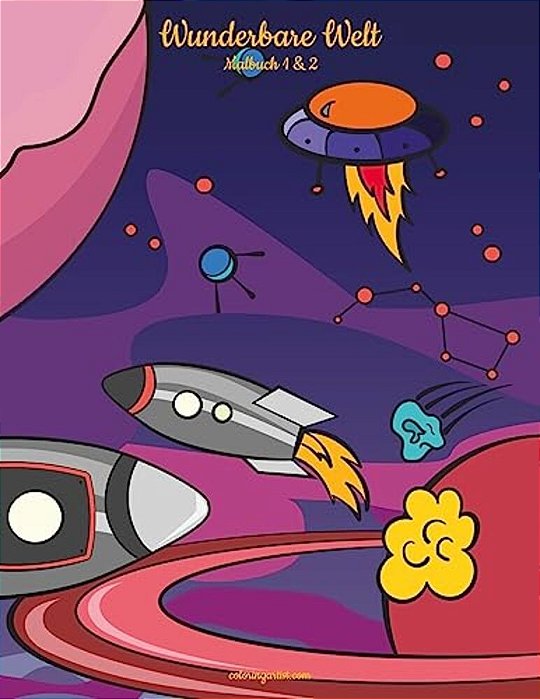 Wunderbare Welt Malbuch 1 & 2-..