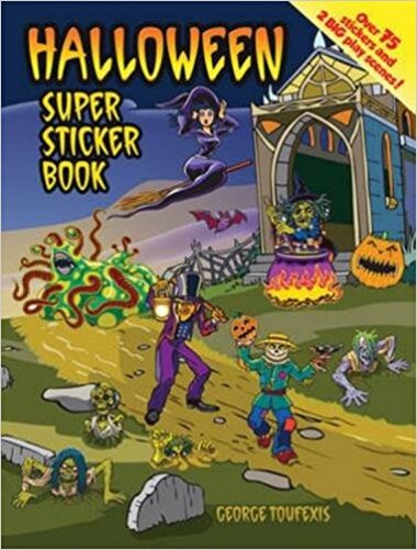 Halloween Super Sticker Book-..