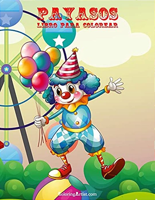 Payasos Libro Para Colorear 1-..
