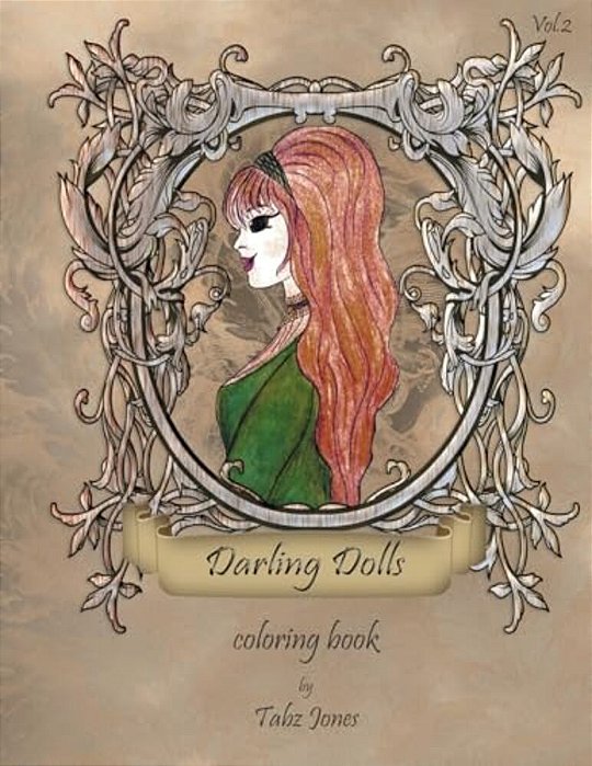 Darling Dolls Coloring Book-..