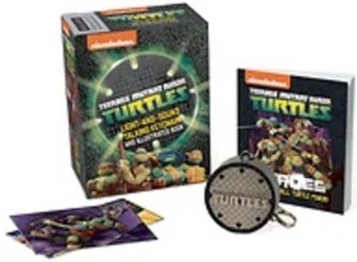 Teenage Mutant Ninja Turtles - Light-And-sound Talking Keychain And Illustrated Book-..