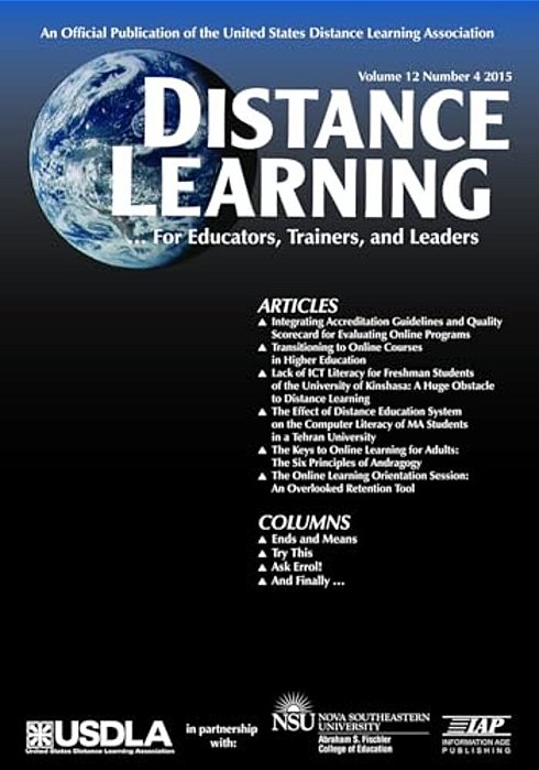Distance Learning Magazine Vol 12 Issue 4-..