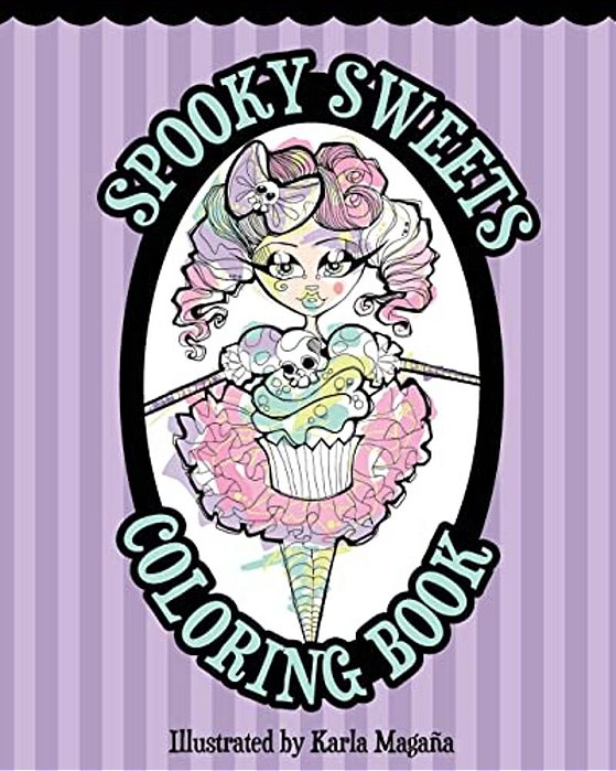 Spooky Sweets Coloring Book-..