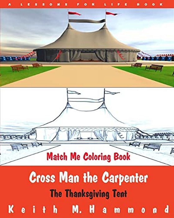 The Thanksgiving Tent Match Me Coloring Book-..