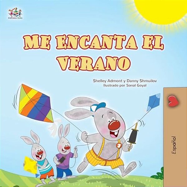 I Love Summer (Spanish Children's Book)-..
