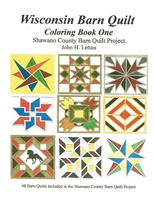Wisconsin Barn Quilts Coloring Book One-..