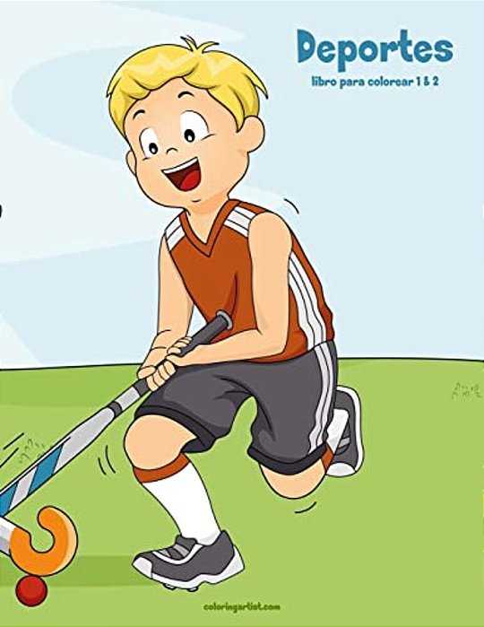 Deportes Libro Para Colorear 1 & 2-..