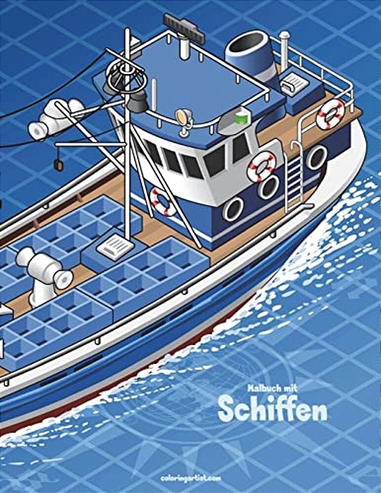Malbuch Mit Schiffen 1-..