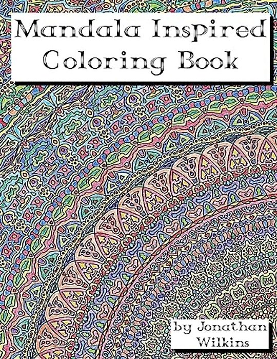 Mandala Inspired Coloring Book-..
