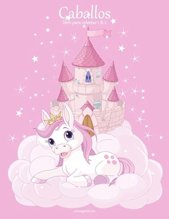 Caballos Libro Para Colorear 1 & 2-..