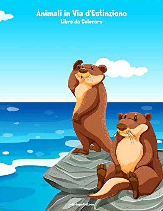 Animali In Via D'Estinzione Libro Da Colorare 1-..