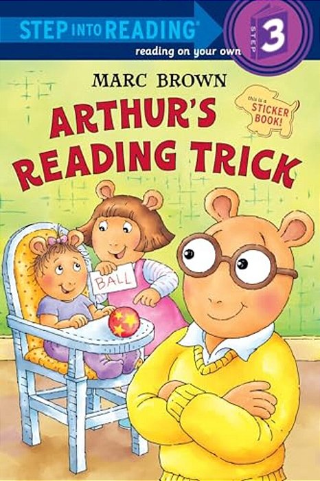 Arthur's Reading Trick [With Sticker(s)]-..