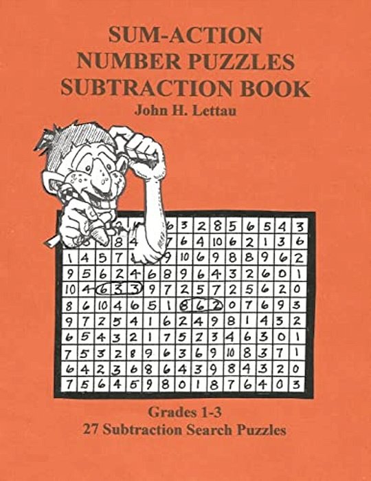Sum-Action Number Puzzles-Subtraction Book-..