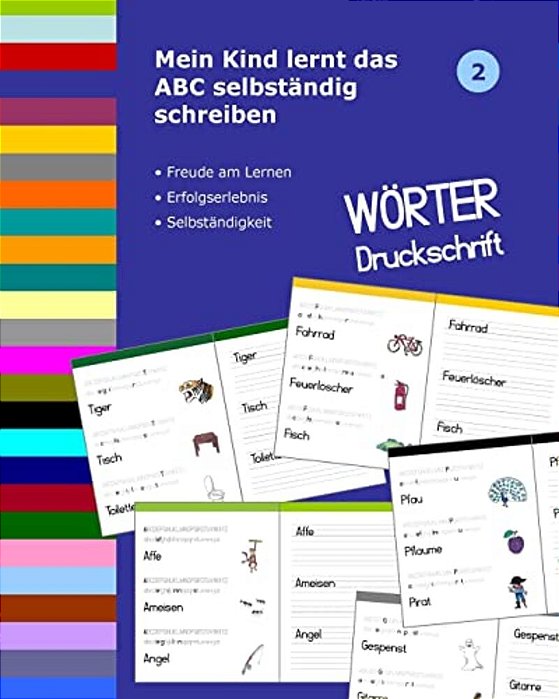 Mein Kind Lernt Das Abc Selbständig Schreiben: Wörter Druckschrift-..