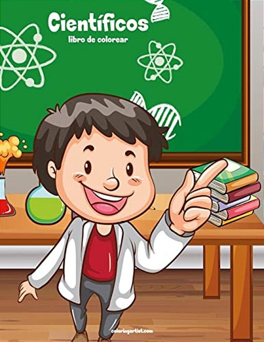 Científicos Libro De Colorear 1-..