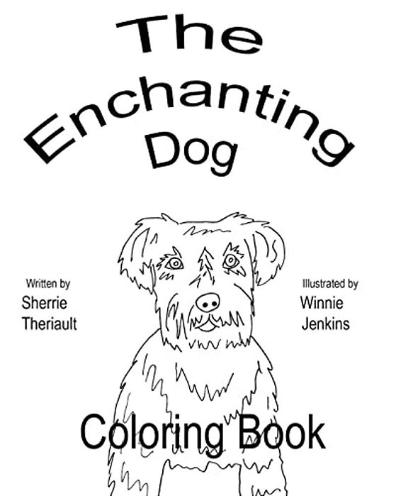The Enchanting Dog Coloring Book-..