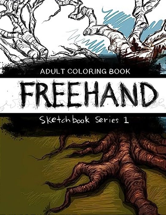 Freehand: Adult Coloring Book-..