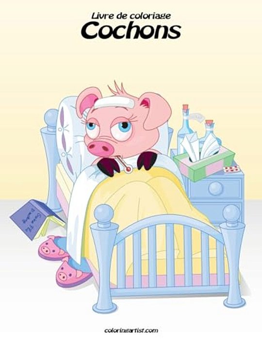 Livre De Coloriage Cochons 1, 2 & 3-..