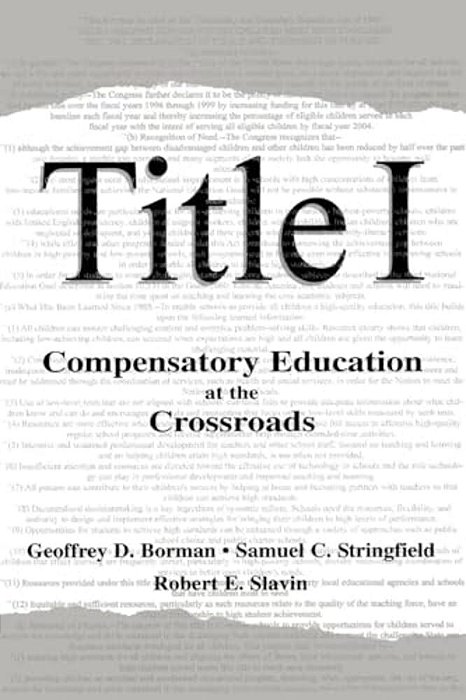 Title I: Compensatory Education At The Crossroads-..