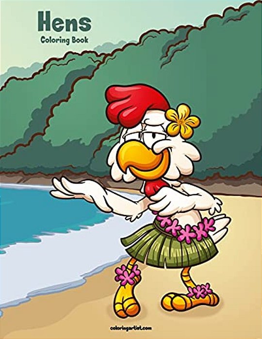 Hens Coloring Book 1-..