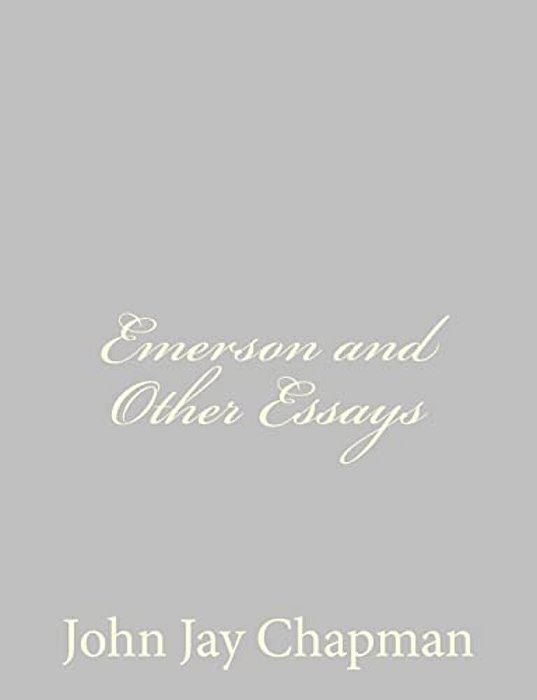 Emerson And Other Essays-..