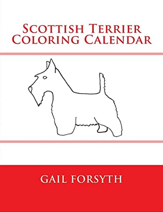 Scottish Terrier Coloring Calendar-..